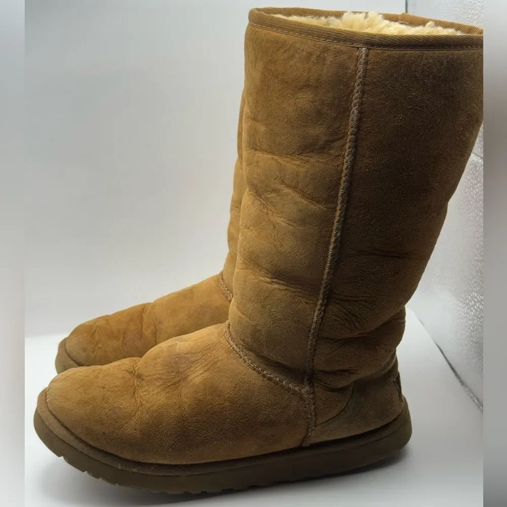 Used‎ size 6 Chestnut Tall Uggs